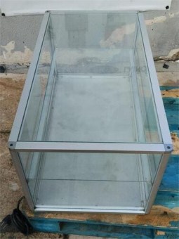 Βιτρίνα Θερμαινόμενη Επιτραπέζια 80x45x43Cm Μεταχειρισμένη